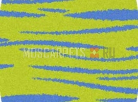 Ковер SHAGGY ULTRA S608 GREEN-BLUE овал