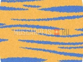 Ковер SHAGGY ULTRA S608 YELLOW-BLUE овал