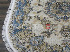 Ковер SHAHREZA  d211 CREAM-BLUE овал