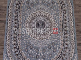 Ковер SIERRA D504 BLUE-BROWN- прямоугольник