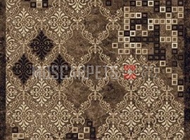 Ковер SIERRA d712 BROWN-BEIGE прямоугольник