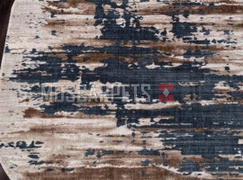Ковер STAR P0394 M.L.BEIGE-D.BLUE овал