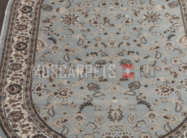 Ковер VALENCIA DELUXE D251 L.BLUE-BROWN овал