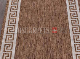 Ковер VEGAS S002-BROWN-CREAM прямоугольник