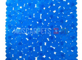 Коврик SPA-коврик SHAHINTEX камушки с ракушками синий