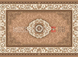 Палас Иран 1821 (карпет) бежево-кофейный