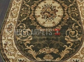 Ковер OLYMPOS D066 GREEN овал
