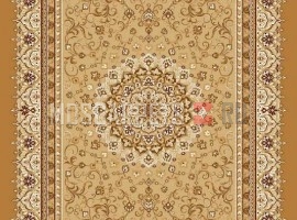 Палас Бухара (карпет) 1380a6/43 бежево-коричневый