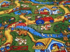 Палас Каникулы зеленый