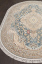 Ковер FARSI 1200-146 LIGHT BLUE овал