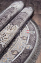 Ковер FARSI 1200-G247 DARK GRAY овал