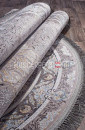 Ковер FARSI 1200-G247 LIGHT GRAY овал