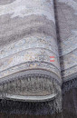 Ковер FARSI 1200-G252 DARK GRAY овал