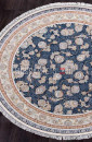 Ковер FARSI 1500-G136 DARK BLUE круг
