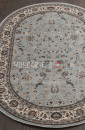 Ковер VALENCIA DELUXE D251 L.BLUE-BROWN овал