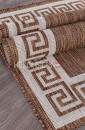 Ковер VEGAS S002-BROWN-CREAM прямоугольник