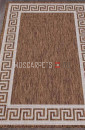 Ковер VEGAS S002-BROWN-CREAM прямоугольник