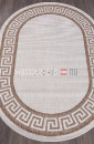 Ковер VEGAS S002-CREAM-BROWN овал