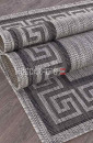 Ковер VEGAS S002-GRAY-BLACK прямоугольник