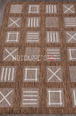 Ковер VEGAS S003-BROWN-CREAM прямоугольник