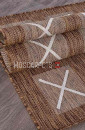 Ковер VEGAS S003-BROWN-CREAM прямоугольник