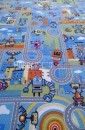 Палас Роботы 9513 голубой