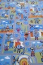 Палас Роботы 9513 голубой