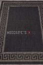 Ковер VEGAS S002-BLACK прямоугольник