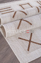 Ковер VEGAS S003-CREAM-BROWN прямоугольник